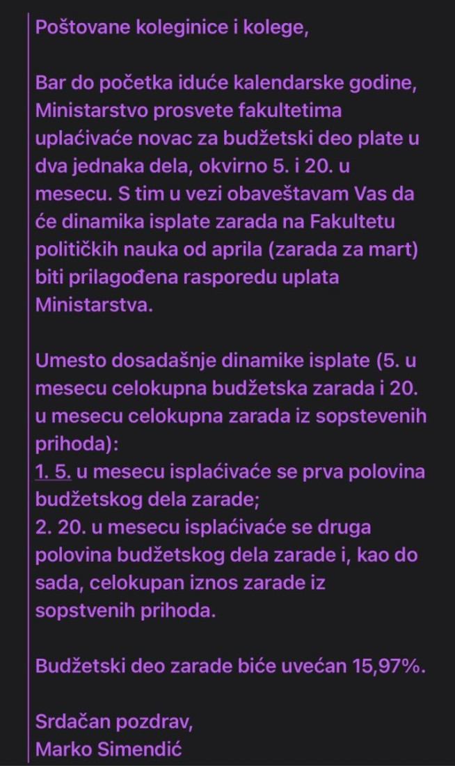 Šok na FPN-u: Profesori blokiraju fakultet, a plate rastu!