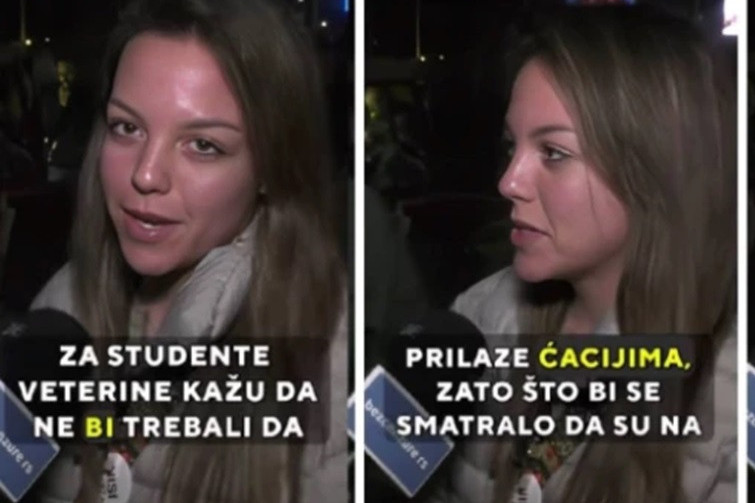 Šarović i studentkinja u službi hrvatskih medija! Ponižavaju srpsku mladost koja hoće da uči (VIDEO)