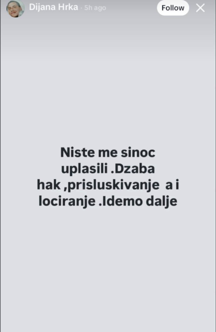 Policija proverila telefon Dijane Hrke: Evo šta je utvrđeno!
