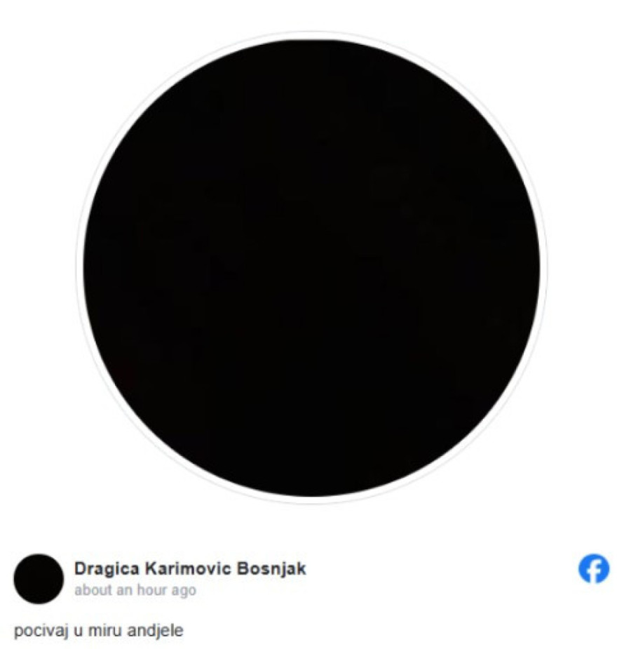 Majka Predraga Bošnjaka neutešna nakon smrti sina: "Anđele, počivaj u miru"