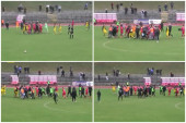 Haos u Prvoj ligi: Opšti metež, bilo je i udaraca i sve kada se utakmica završila (VIDEO)