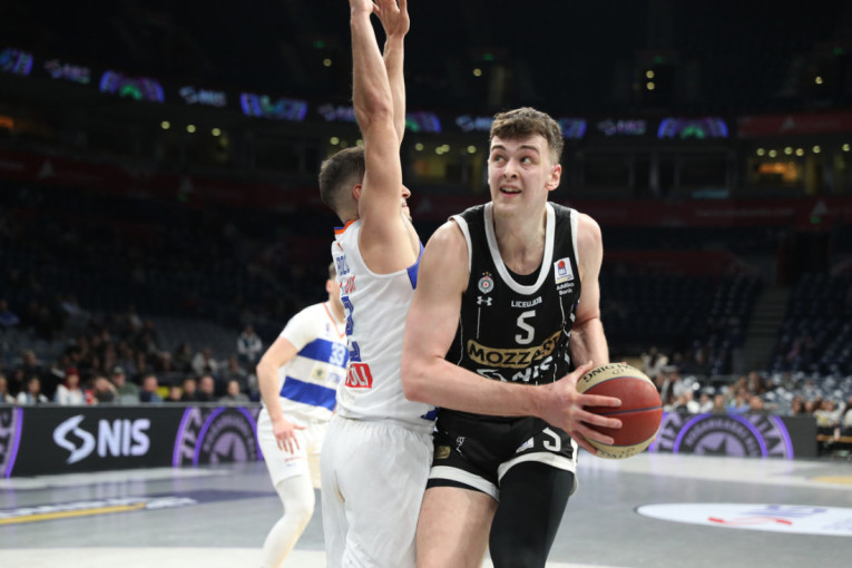 Dominacija centra Partizana: Balša Koprivica MVP 24. kola AdmiralBet ABA lige (VIDEO)