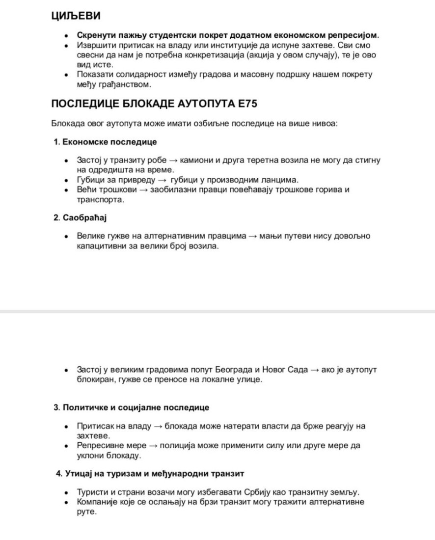 Blokaderi svesno prave štetu! Hoće da blokiraju auto-put, ali ne znaju kada! (FOTO)