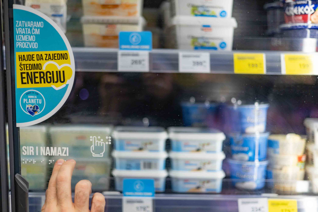 Prvi MAXI supermarket prilagođen slepim i slabovidim osobama