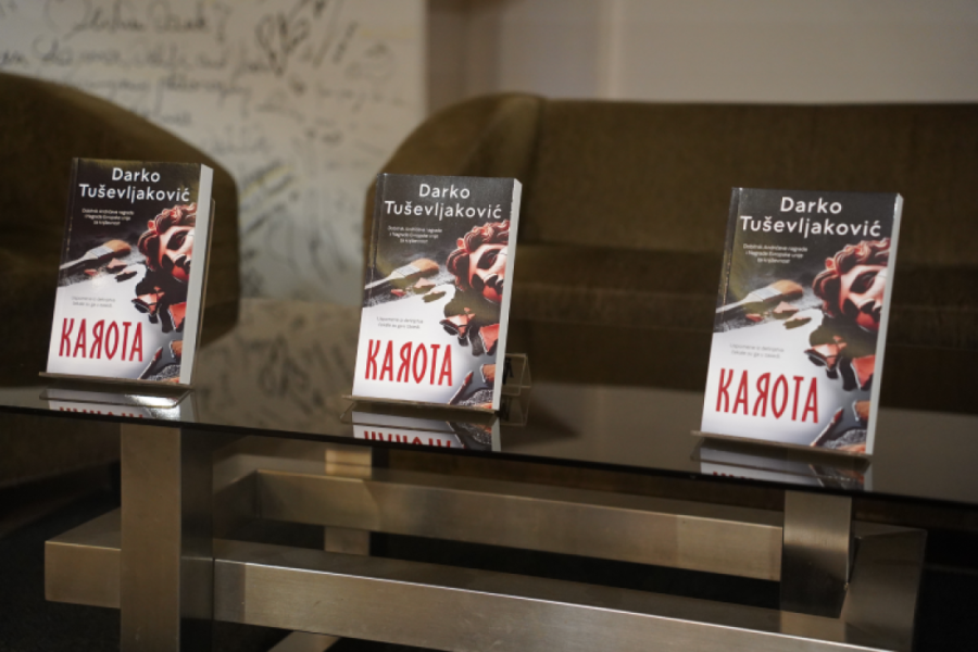 Darko Tuševljaković dobitnik NIN-ove nagrade: Trijumf romana "Karota" (FOTO)