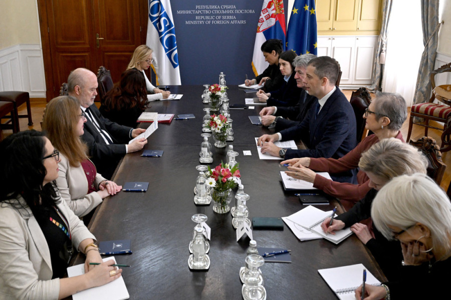 Đurić sa generalnim sekretarom OEBS-a: Srbija insistira na formiranju ZSO i zaštiti Srba na KiM