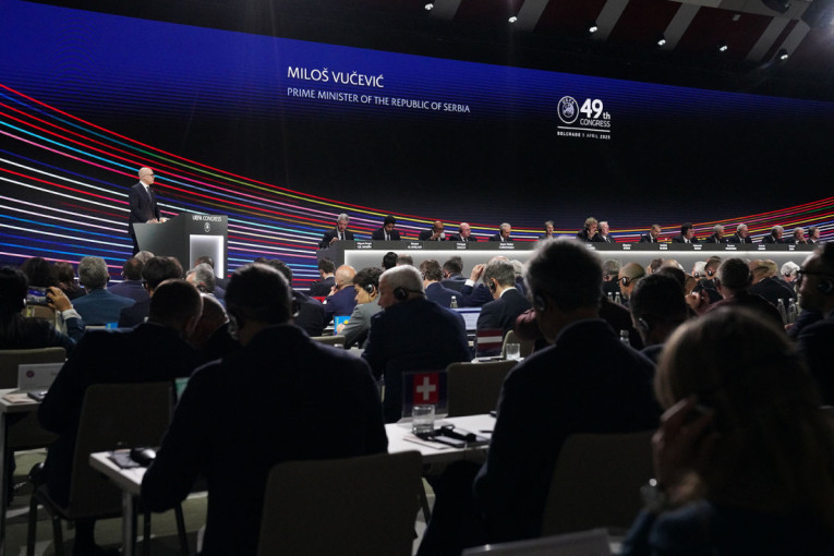 Premijer Vučević: Srbiji ukazana velika čast da bude domaćin Kongresa UEFA