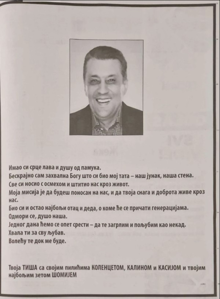 "Bila sam na korak da odustanem!" Ćerka Željka Rutovića otkrila kako su izgledali njegovi poslednji dani