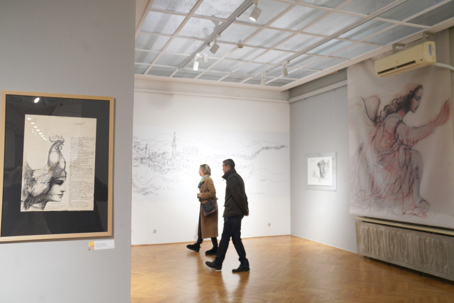 Otvorena izložba "Zlatni presek" Mome Kapora: Veličanstvena dela umetnika koji je slavio život (FOTO)