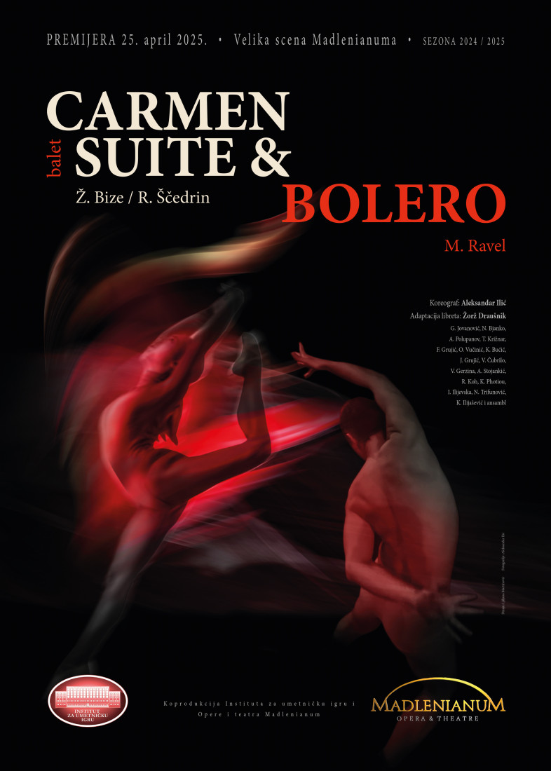 Dva čuvena muzička dela spojena u jedno: Balet „Carmen Suite & Bolero“ u Madlenijanumu (FOTO)