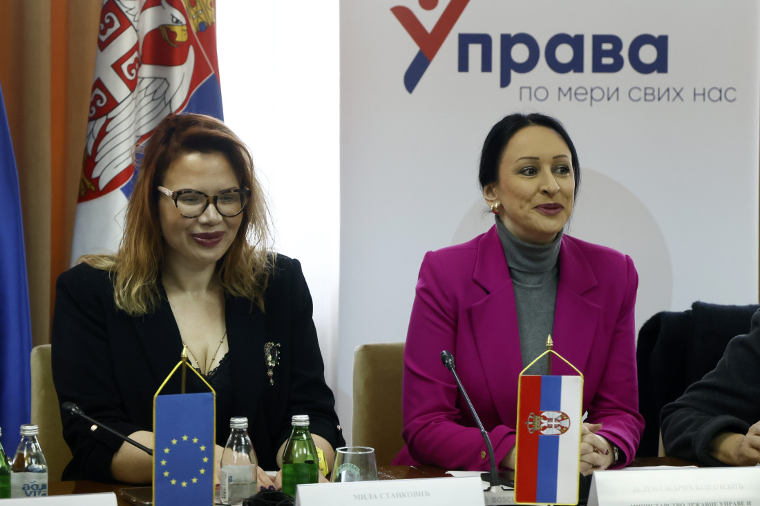 Jelena Žarić Kovačević i Tatjana Miščević nakon sastanka u Palati Srbija: Bez kvalitetne javne uprave nema ni kvalitetnog života građana
