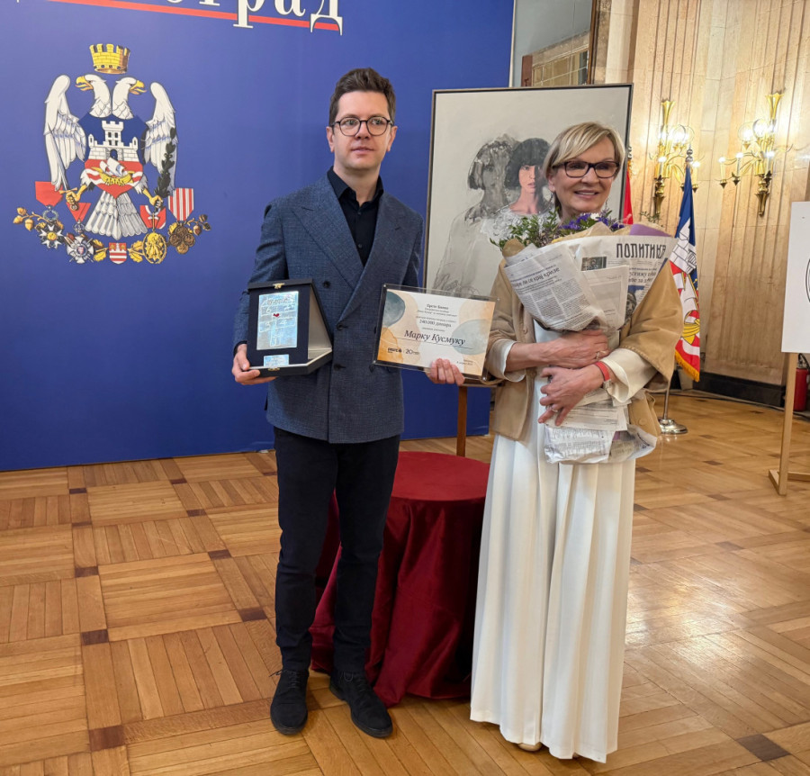 Slikaru Marku Kusmuku uručena nagrada "Momo Kapor": Njegov emotivni govor nikoga nije ostavio ravnodušnim (FOTO)