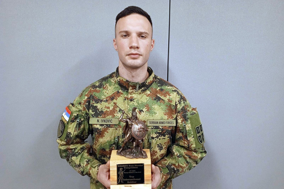 Nikola Ivković "najbolji ratnik" u Americi: Srpski vojnik briljirao među elitom (FOTO)