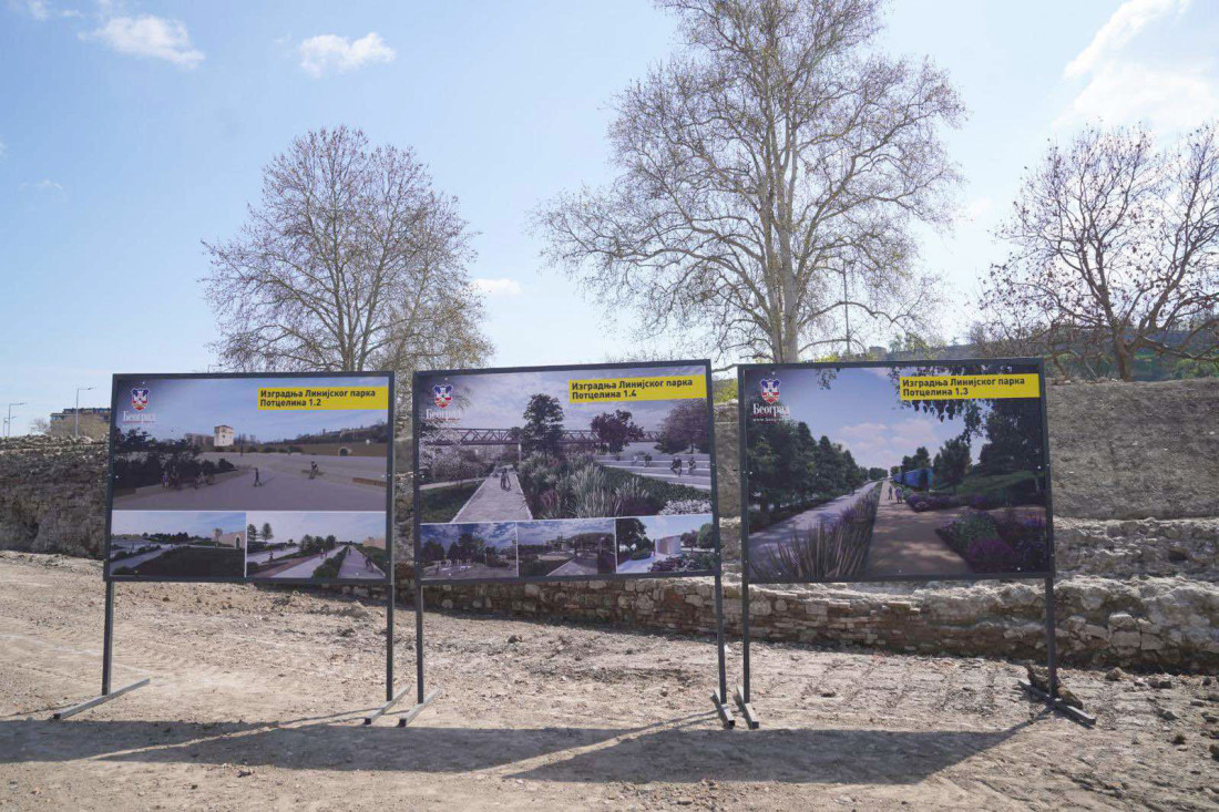 Šapić: Gradimo Linijski park – 4,6 kilometara zelene oaze za Beograđane
