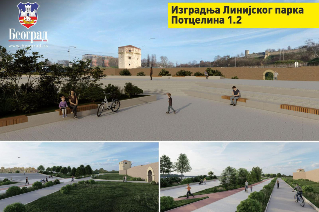 Šapić: Gradimo Linijski park – 4,6 kilometara zelene oaze za Beograđane