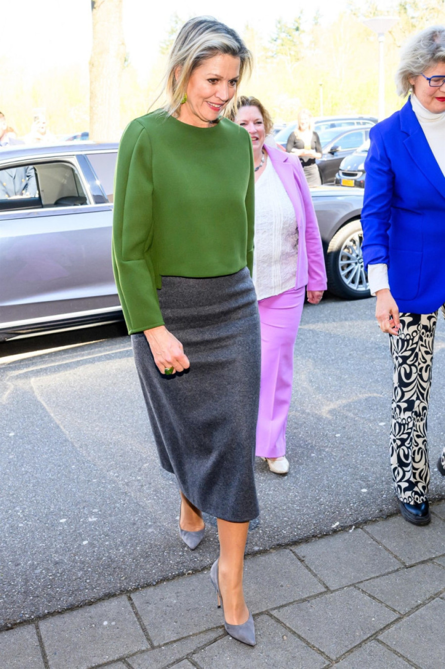 Primer svakoj dami: Stajling kraljice Maksime je pravo prolećno osveženje, a boja u trendu (FOTO)