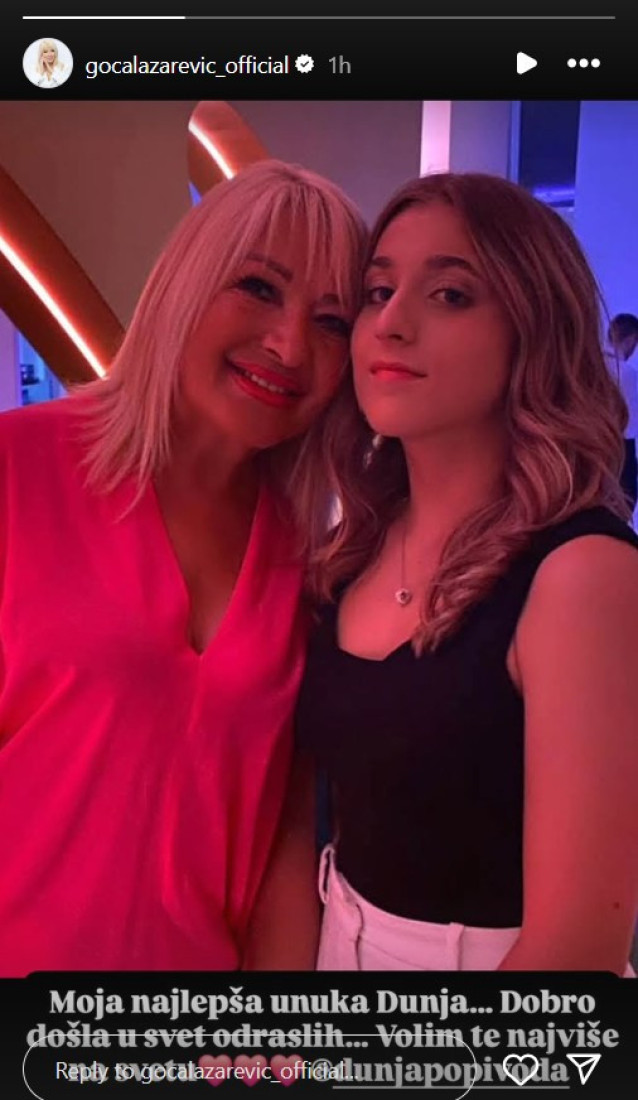 Ovo je unuka Goce Lazarević! Jasno je na koga je nasledila lepotu (FOTO)