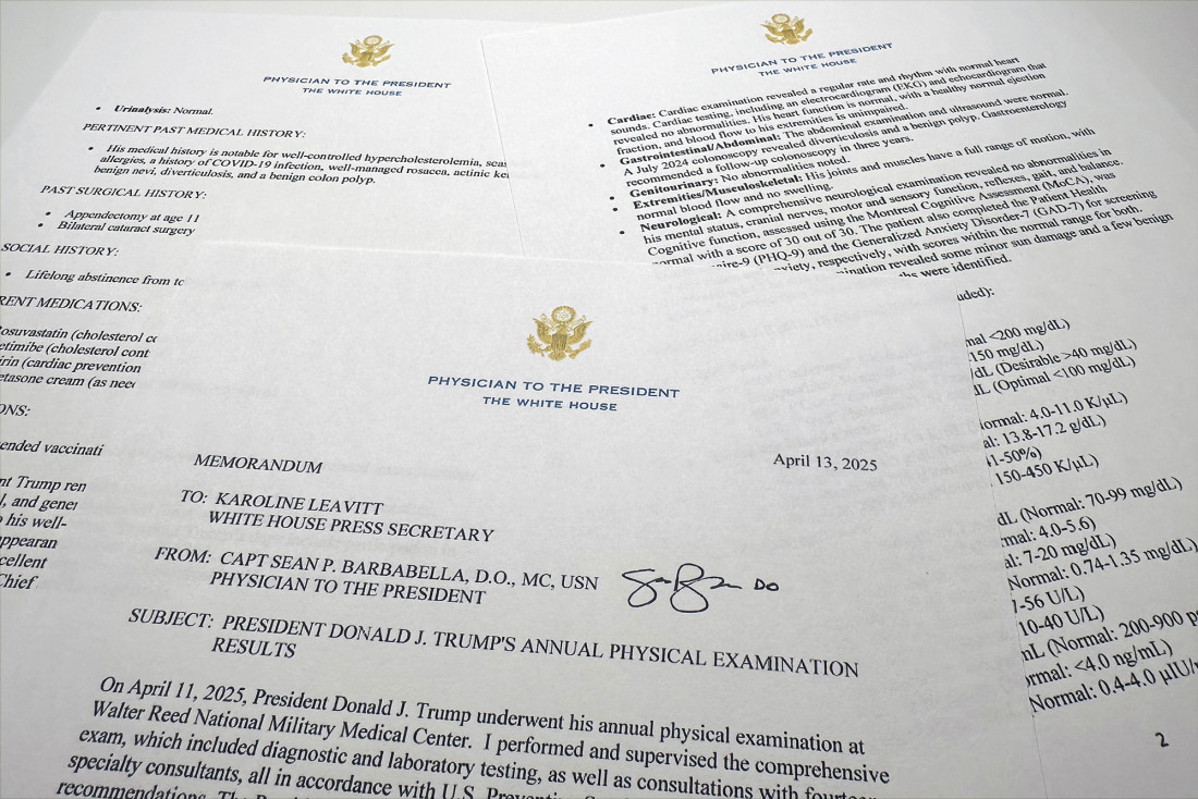 Objavljeni rezultati Trampovog medicinskog pregleda: Evo u kakvom je zdravstvenom stanju