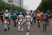 Humanoidni roboti prvi put trčali polumaraton zajedno sa ljudima: Šta mislite ko je pobedio? (VIDEO)