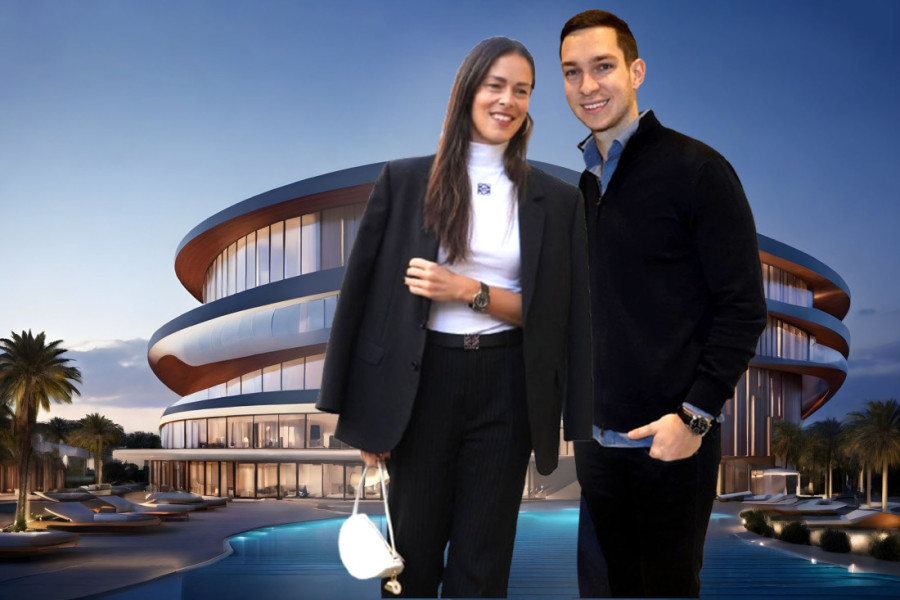 Ana Ivanović otvorila vrata stana u Beogradu! U ovoj sobi ceo zid joj je u kamenim pločama (FOTO)