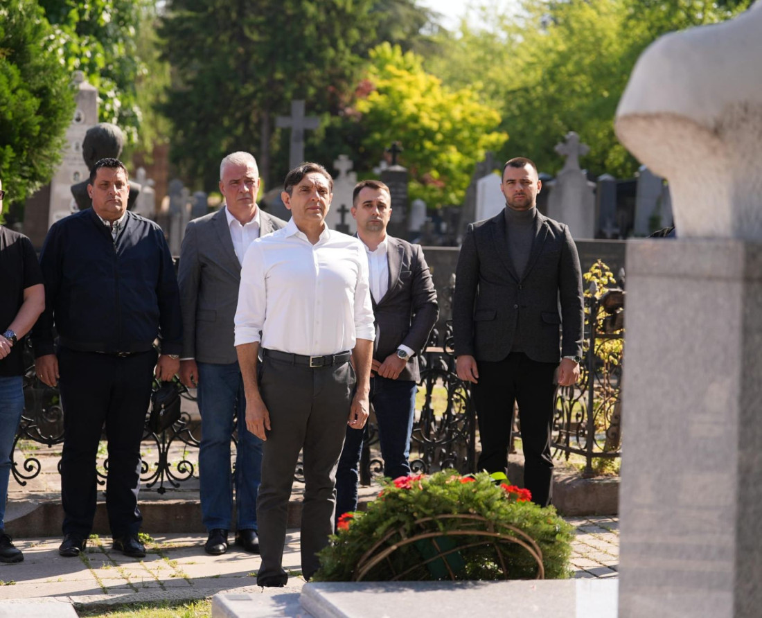 Pokret socijalista na grobu Dimitrija Tucovića: Osam decenija slobode i borbe za radnička prava (FOTO)