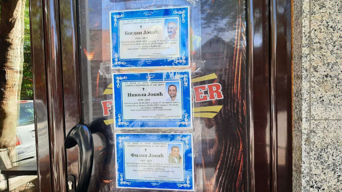 Sahranjene tri generacije: Topola se oprostila od troje Jokića i hrabrog komšije (FOTO/VIDEO)