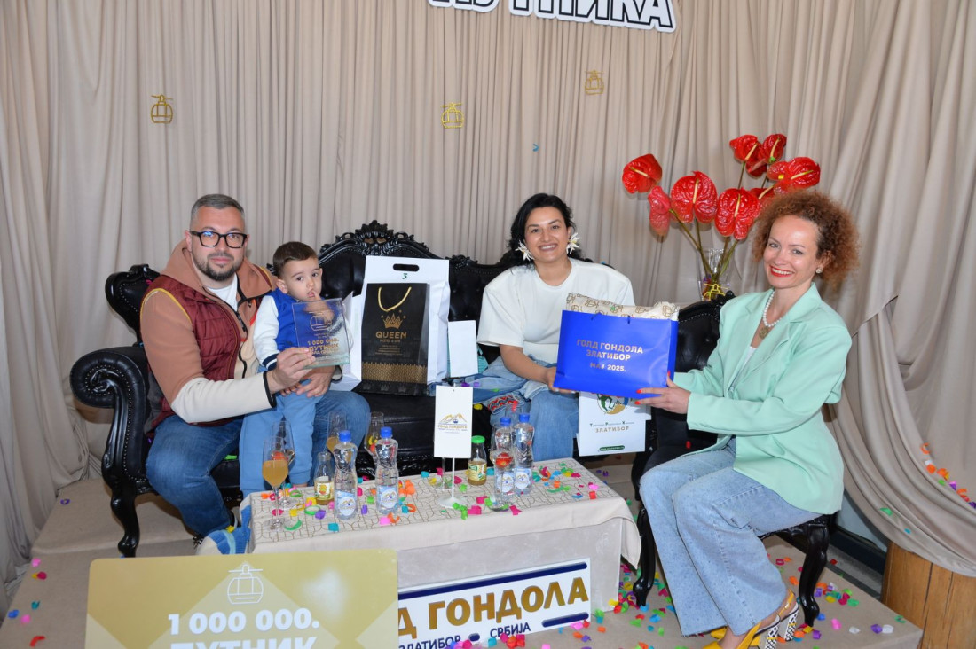 Gold gondola dočekala milionitog putnika