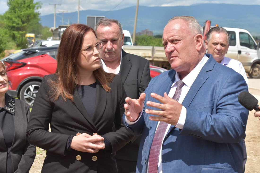 Pavkov obišla radove na izgradnji kanalizacione mreže u Leskovcu: Projekat od velikog značaja za 20.000 građana