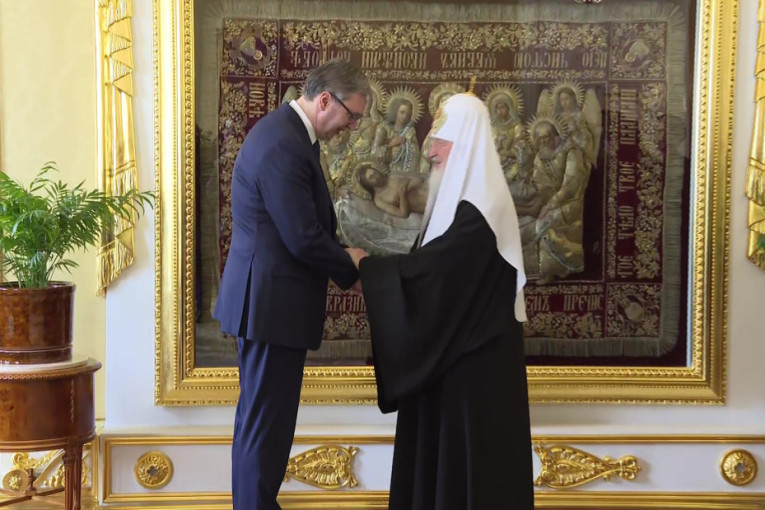Patrijarh Kiril: Orden više od nagrade, srpski i ruski narod povezani istorijom (FOTO/VIDEO)