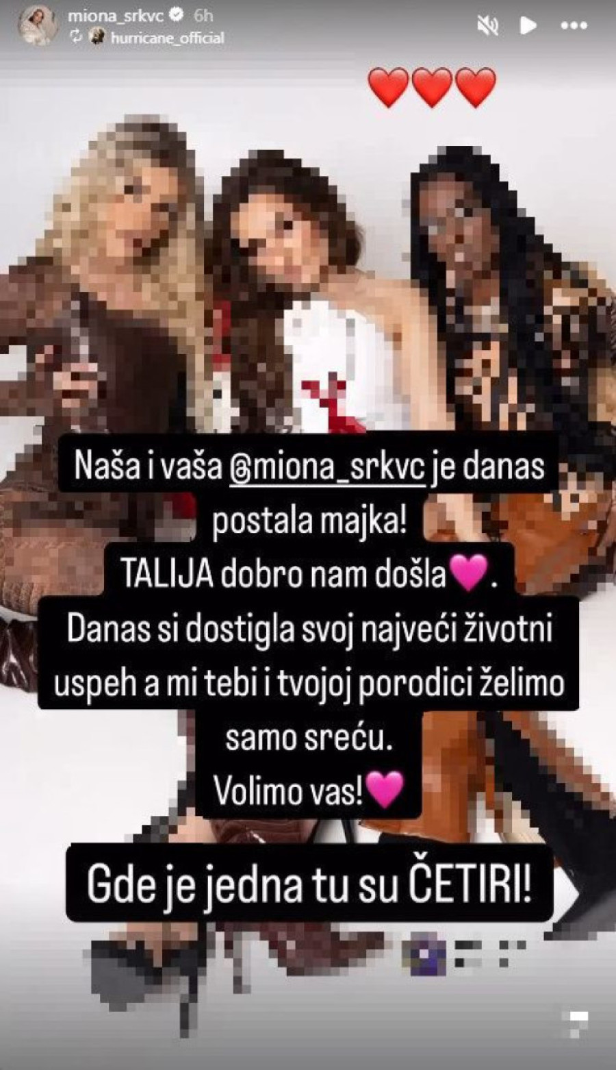 Porodila se bivša pevačica "Uraganki": Ovo ime je izabrala za ćerku