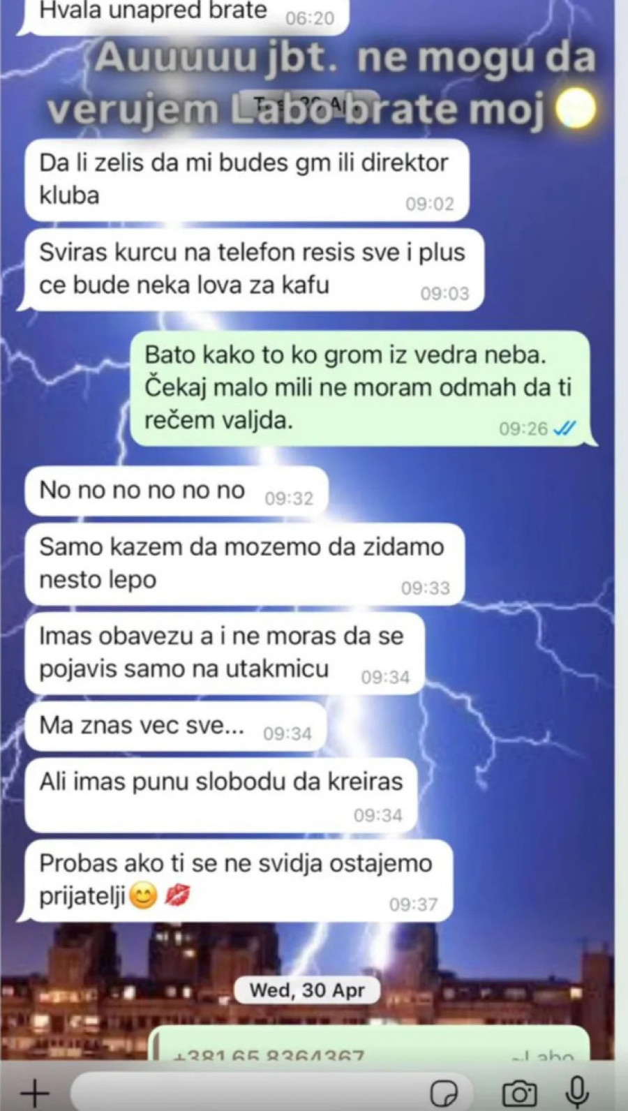 Labović je imao velike planove! Nekadašnji centar Partizana objavio privatnu prepisku i sve otkrio! (FOTO)