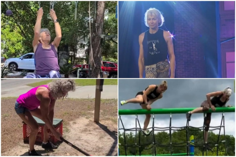 Sa 63 tek počela da trenira, sa 73 uradi 17 zgibova: Kako je Džini Mekol od penzionerke postala najstarija nindža ratnica (VIDEO)