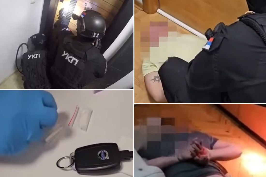 Rašrafljena auto-mafija: Pogledajte upad policije u štekove oko Čačka (VIDEO)