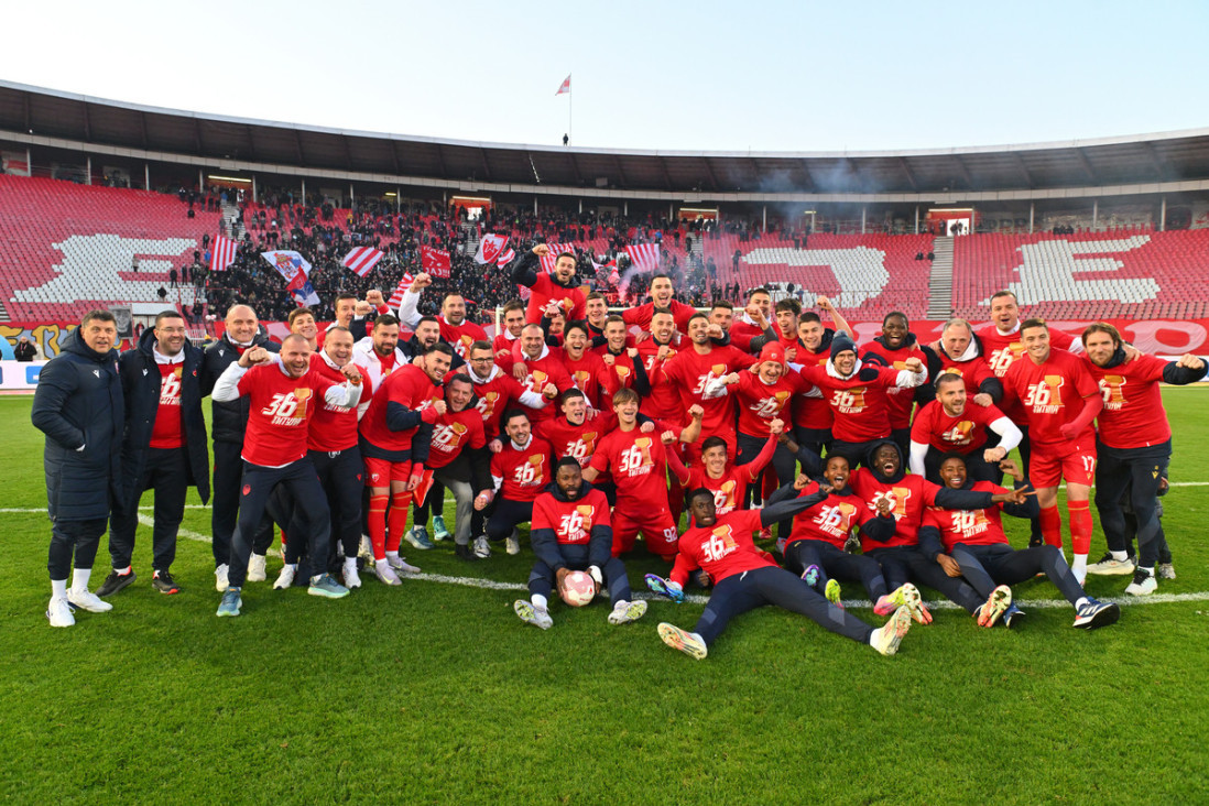 Zvezda zakazala šou! Ovo su detalji proslave 36. titule – navijači imaju i jedan zadatak za dolazak na stadion!