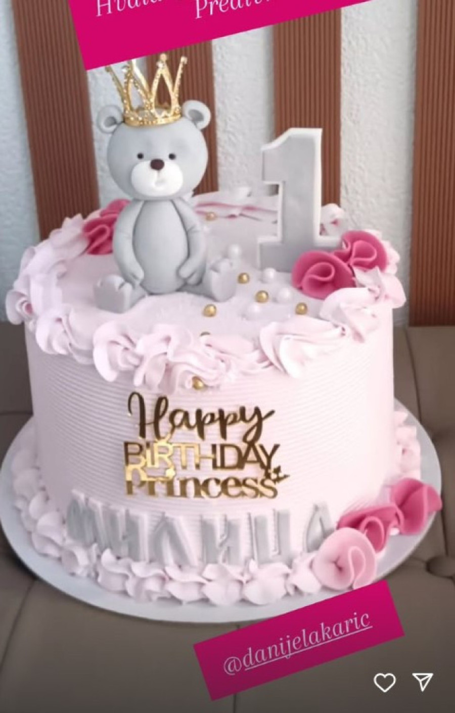 Danijela Karić i Ivan Mileusnić slave prvi rođendan ćerki: Bilo je suza, žao mi je što moja mama nije ovde