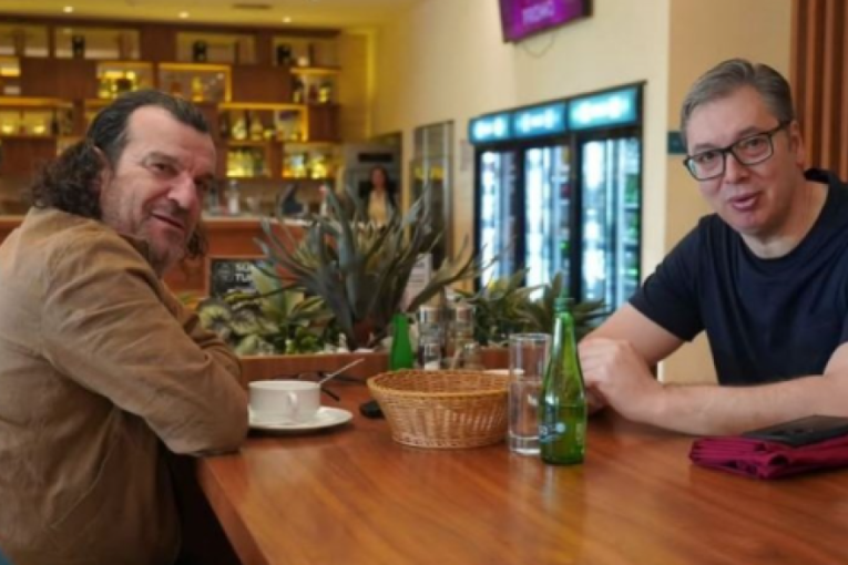 Vučić sa Lukasom u Nišu: Slika nadrealna, spremamo se za niško popodne (FOTO)
