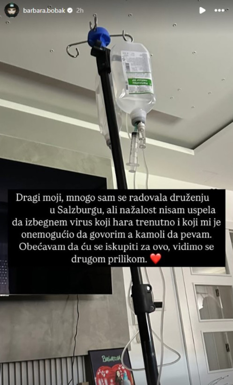 Barbara Bobak završila na infuziji: Zbog bolesti jedva i govori! (FOTO)