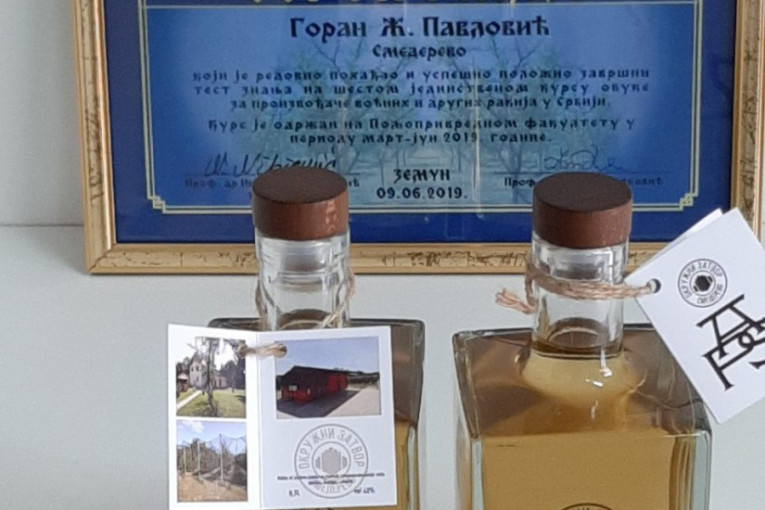 Robijaška rakija "Aps" za svačiji spas! Zlato pokupiše osuđenici smederevskog zatvora na prestižnom takmičenju! (FOTO)