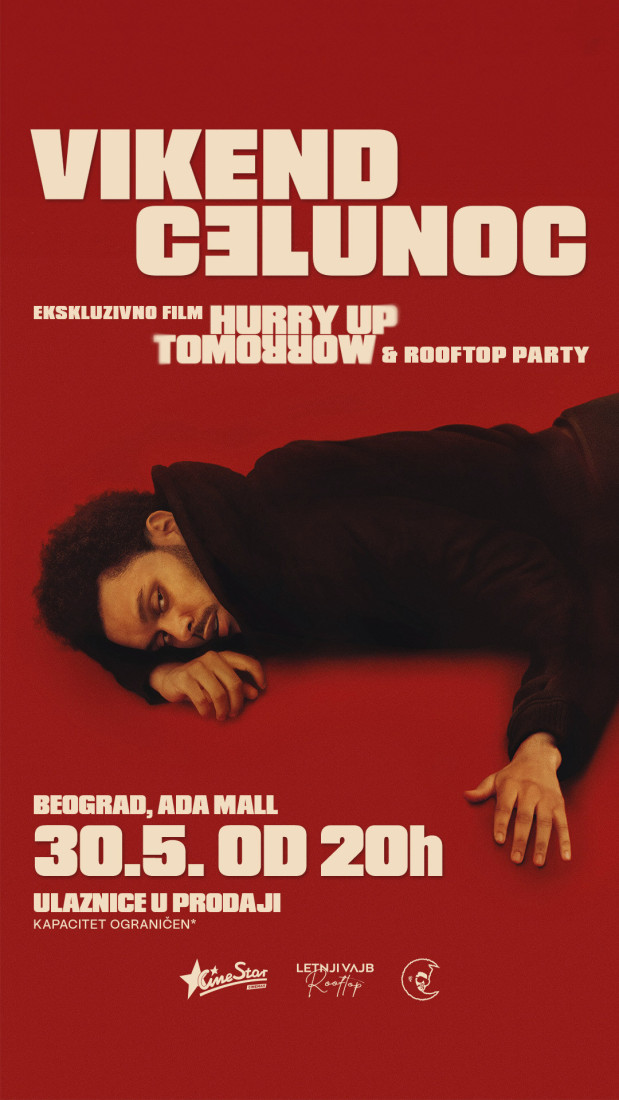 Susret sa sopstvenim demonima: Film „Hurry Up Tomorrow“ globalne superzvezde The Weeknd u Srbiji (FOTO/VIDEO)