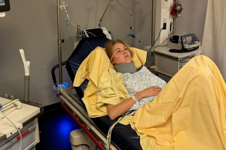 Italijanska princeza (21) imala udes! Jezive scene iz bolnice, motor je umalo koštao života! (FOTO)