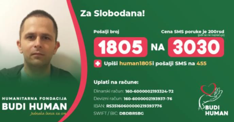Pomozimo Slobodanu! Neophodna su mu sredstva za hitnu transplataciju bubrega