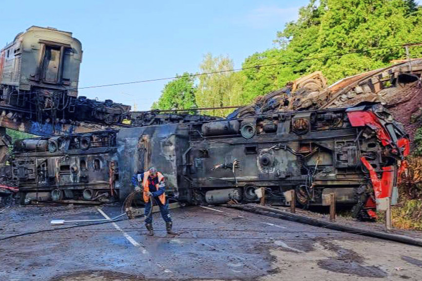 Nesreće na prugama klasifikovane kao teroristički napadi! Oglasio se i Kremlj (FOTO/VIDEO)