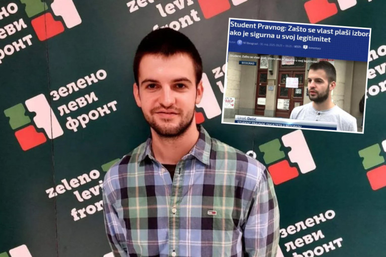 Funkcioner opozicione stranke blokira rad Pravnog fakulteta! Predstavlja se u tajkunskim medijima kao student, a on u Zeleno-levom frontu!