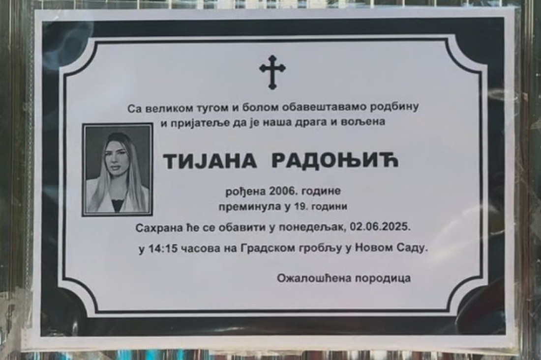 Sahranjena Tijana (19) koja je poginula tokom parasejlinga: Potresne scene na groblju, porodica i prijatelji je ispratili na večni počinak