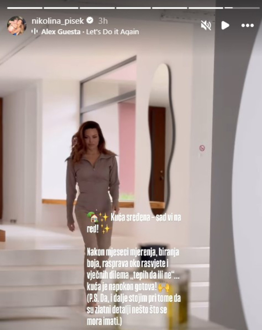 Nikolina Pišek se nakon smrti muža uselila u vilu vrednu 2 miliona: Raskoš na sve strane!