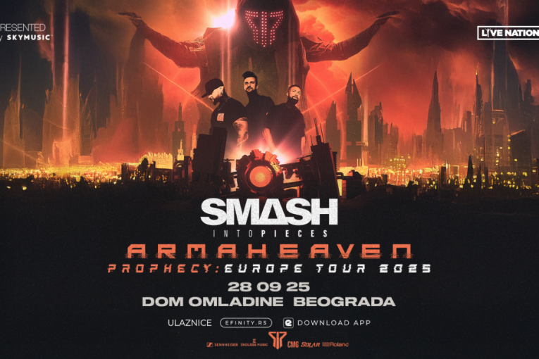 Audio-vizuelni spektakl u Domu omladine Beograda 28. septembra! Ulaznice za Smash Into Pieces od danas u prodaji