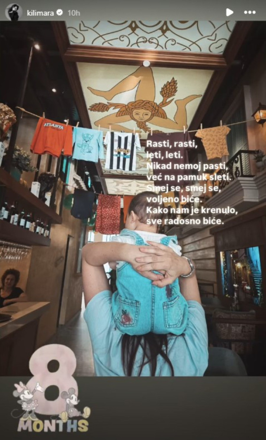 Kilibarda danas slavi: Fotografijom sa ćerkicom raznežila sve! (FOTO)