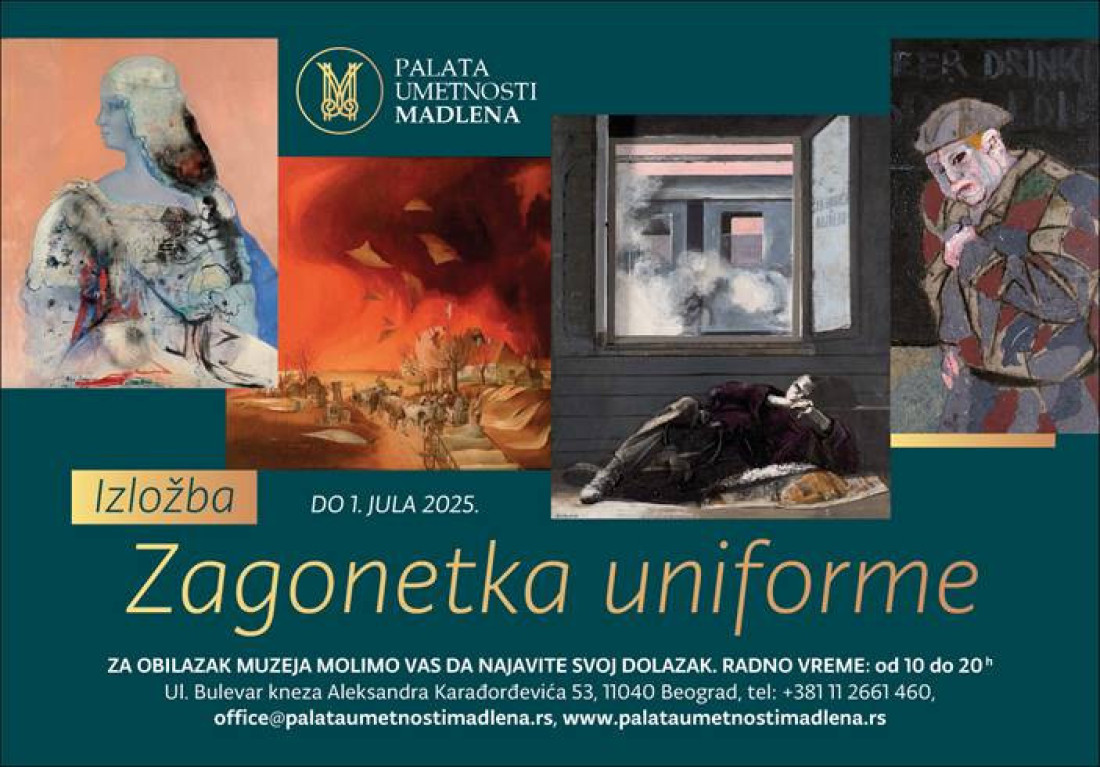 Produžena izložba "Zagonetka uniforme": Pojedina dela naših velikih umetnika prvi put izložena u javnosti (FOTO)