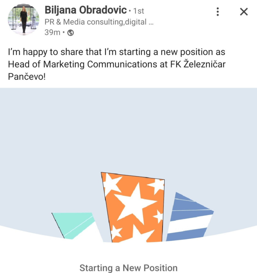 Bivša Partizanova portparolka ima novi klub: Obradović potvrdila transfer u "redove" drugog superligaša (FOTO)