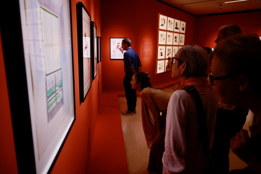 Povratak čuvenog Dejvida Hoknija u Beograd: Atraktivnom izložbom Muzej savremene umetnosti obeležio 60. rođendan (FOTO)